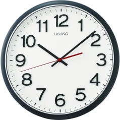 Seiko QXA750K Wall Clock Plastic Sweeping Seconds Black