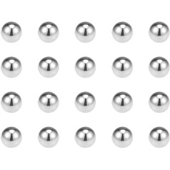 KYUEPONG Bearing Balls, Steel Ball, 50-500 Pieces Bearing Balls, Precision Balls Made of 304 Stainless Steel, 2 mm, 2.5 mm, 3 mm, 3.5 mm, 4 mm, 4.5 mm, 5 mm (2 mm 200 Pieces)