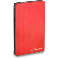 Blueendless Portable External Hard Drive USB 3.0 2.5 Inch for PC Laptop Computer (250GB, Red)