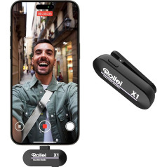 Rollei Hear:Me Mobile X1 Lavalier Microphone Wireless, Lapel Microphone USB C for iPhone 15/16/Android Type-C Devices, Professional Microphone Mobile Phone for Tiktok YouTube Streaming Vlog Video