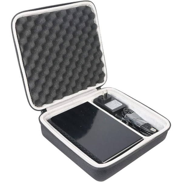 Khanka EVA Hard Case Travel Carrying Storage Bag for Seagate 4TB 6TB 8TB 10TB Backup Plus Hub USB 3.0 Desktop 3.5 Inch External Hard Drive