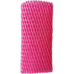 Elastic Anti-Collision Carry Net Bag with Colorful Foam Padding Rose Red (12 x 7 cm)