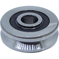 TBZOQAID V124219 V-Nut-Kugellager mit Dichtung 12 * 42 * 19 mm V10-4/V11-4/V12-4/V13-4/V14-4/V15-4 Führungsschienen-Rollenlager(124219V11-4-2PCS)