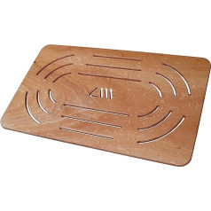 Castelmerlino Natural Marine Plywood Shower Accessories 96 x 56 cm