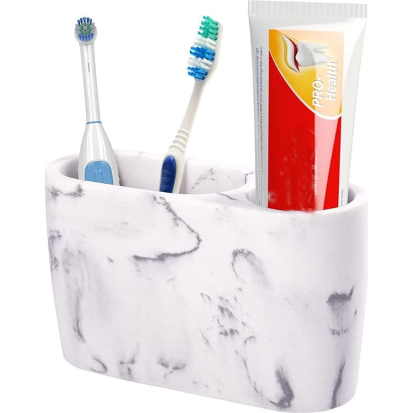 Bathroom Toothbrush Holder Toothpaste Holder Stand Bathroom Toothbrush Organizer Makeup Brush Holder