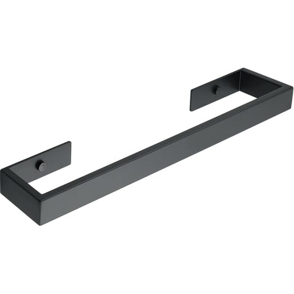 Mooche Towel Rail Black Wall Mounted Bathroom Towel Rail SUS304 Stainless Steel Towel Rail 40cm Towel Rack for Bathroom Kitchen Toilet and Living Room