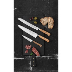 Rousselon Provençao Chef's Knife, Forged Brass, in Box, Stainless Steel, 20 x 30 x 30 cm, Beige