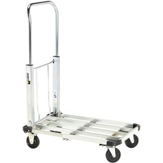 Aluminium Steel Folding Wheelbarrow with Extendable Platform