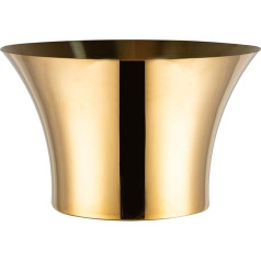 Morleos Champagne Cooler Round 35.5 x 22 cm 13 Litres XXL Edition Gold Stainless Steel Bottle Cooler Wine Cooler Champagne Cooler Drinks Cooler Ice Bucket Catering Bar Accessories