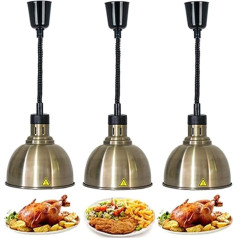 220V Food Heat Lamp, Heat Lamp Hose, Retractable Food Heating Lamp, High Power for Commercial Hotel Kitchen Appliances, Restaurant Supplies, Multicolor