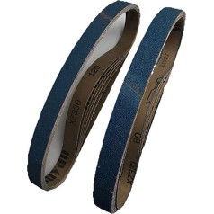 Carbid Schleifgurte, 20 stücke 760 * 25mm Sand Gürtel Schleifen Edelstahl Polieren Grinder Zubehör(40#)