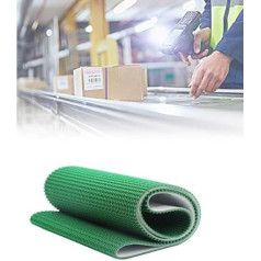 4 mm dickes, grünes PVC-Förderband für industrielle Getriebe – kommerzielle Produktionsriemen (120 x 22 cm) für schwere Anwendungen