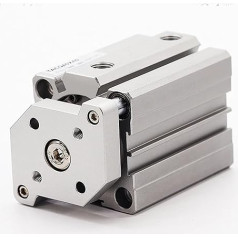 TACQ16 TACQ12 Bohrung 12mm 16mm Dreiachsiger Dreistangen-Kleinzylinder Hub 5-30mm Dünner pneumatischer Luftzylinder 1St(Stroke 20mm-S,TACQ16 (Bore 16mm))