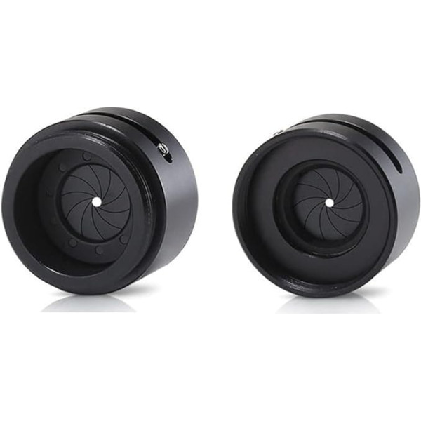 Microscope Accessory Kit 1 Piece Adjustable Aperture 1.5-29 mm Iris Membrane M42 to M42 CS To C Camera Lens Microscopic Slides (Colour: 1-12 mm CS to C)