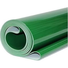 Grünes PVC-Förderband, 50 cm breit, 4 mm dick, Industrieband für Verpackungen, Produktionslinien, 50 x 240 cm, robuste Materialhandhabungslösung