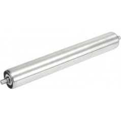 FörderbandFörderrollen Edelstahl, Förderbandrolle Förderrollentisch, Tragrollen Förderband Ersatz für Lager Werkstatt Transport, Einfache Installation, Silber(D 32 mm,L 1000 mm/39.4 in)
