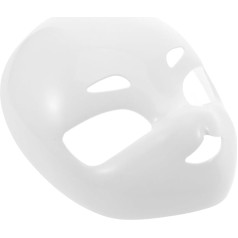 LIFKOME White Mask for Halloween and Cosplay Durable Realistic Full Head Mask for Masquerade Balls and Theme Parties