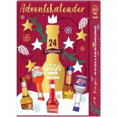 Gräfs Advent Calendar with Many Delicious Mini Liqueurs Motif 2023 (24 x 0.02 L)