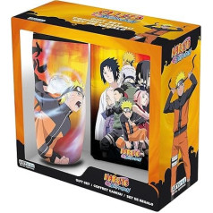 ABYSTYLE - Naruto Shippuden Travel Mug + Notebook Gift Set