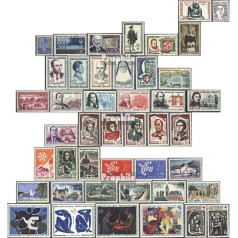 Prophila Collection France 1334-1377 (Complete Edition) Year 1961 Completely Mint NH 1961 Maillol, Airport, Red Cross etc. (Stamps for Collectors)