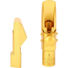 YDuupxe Alt -Saxophon -Mundstück Messingmaterial Heller und Konzentrierter Klang Klare Töne 8c E Saxophon Saxal Alto Instrument Tenor Wind Paul Digital Electronic Saxofon Bass
