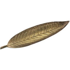 Alexandra House Living Table Centre, Metal, Tin 6 x 9 x 38 cm, Brass