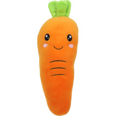 ifundom Cuddly Toy Carrot Green Orange Cushion Cuddly Toy Soft Fluffy Children 45 cm