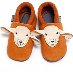 Baobaby Baby Shoes with Soft Sole - Baby Shoes for Boys - Baby Shoes for Girls - IVN Certified Natural Leather Newborn First Walking Shoes for Toddlers, Crawling Shoes, Barefoot Slippers