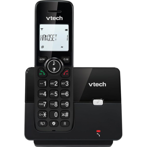 VTech CS2000 DECT Telephone for Seniors, Easy to Use, Extra Strong Listening, Hands-Free Calling ID, Backlight (Black)