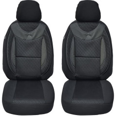 BREMER SITZBEZÜGE Dimensional Car Seat Covers Compatible with BMW 2 Series F45 F46 Gran Tourer Driver & Passenger Set from 2014-2021 / Car Seat Covers Protective Cover Set Car Seat Covers Pack of 2 in