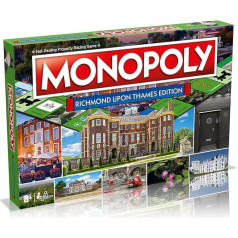 Winning Moves Richmond Monopoly Board Game, Advance to Richmond Theatre, Richmond Park and Kew Gardens, 2-6 Players is a Great Gift for Players Aged 8 and Up