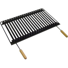 Imex The Fox 71710 – Enamelled Grill 41 x 76 x 2.7 cm Black