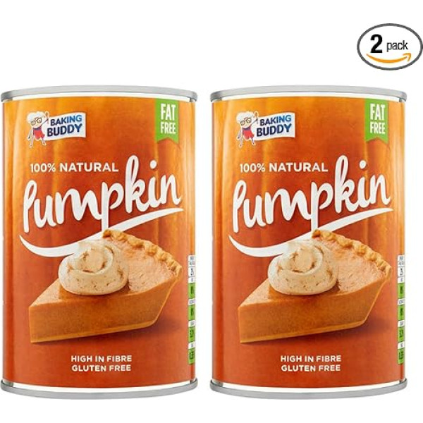 Baking Buddy 100% Natural Pumpkin Puree 2 x 425g (850g)