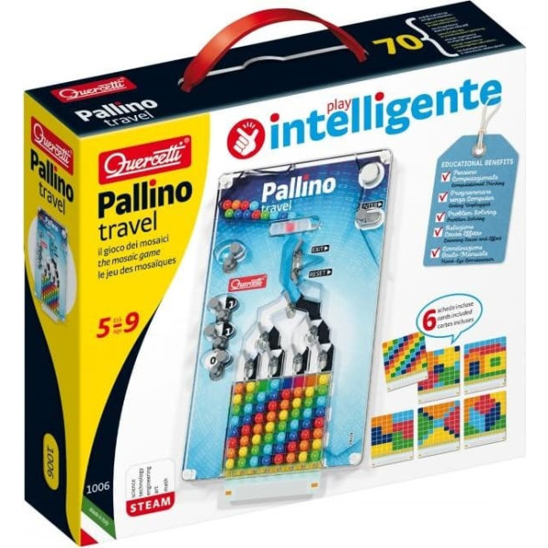 Quercetti Mosaic pallino kodēšanas ceļojumu versija