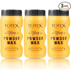 Totex Powder Wax 20 g Mattifying Volume Hair Styling Matte Volume Powder Wax Hair Styling Powder Wax (Pack of 3)