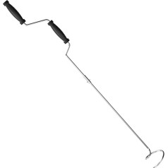 Compost Aerator Tool - Compost Turner - Manual Compost Mixing and Aerating Tool - Soil Looser Lawn Aerator - Compost Crank Twist - Rustproof for Small Yards, Outdoor