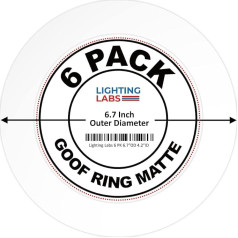 Matt White Decorative Ring