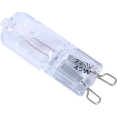 Yctze Fuxing G9 40W 8×4×3 10pcs G9 40W Type Clear Glass Halogen Light Bulb Long Life Energy Saving 220V