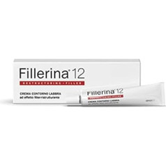 Labo Fillerina 12 Reconstructing Filler, Lip Contour Cream, Effect Filler, Lip Antiage Cream, Grade 5, 15 ml