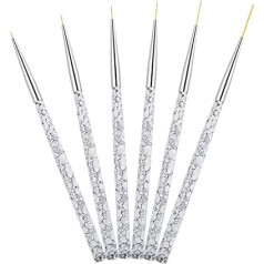 Nagelbürste, Nail Art Pinsel Linie Malerei Zeichnung Blume Stift Gel Polnisch Marmor Muster Griff Maniküre Werkzeuge