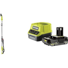 Bundle of RYOBI 18V ONE+ Cordless Telescopic Loppers RY18PLA-0 + RYOBI 18V Battery Starter Kit RC18120-120C
