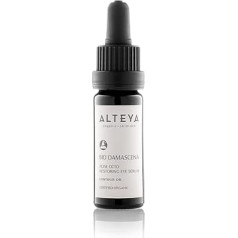 Alteya Organic Restoring Eye Serum 10ml - USDA Certified Organic Pure Natural Eye Contour Serum Based on Therapeutic Grade Bulgarian Rose Essential Oil (Rosa Damascena)