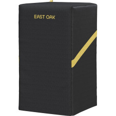 EAST OAK 30 Inch Electric Smoker Cover for Outdoor Use with Ventilation Holes, Robust 600D PVC Waterproof UV Resistant Smoker Grill Cover, Vertical Smoker Cover with Strap and Buckle for