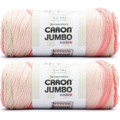 Caron Jumbo Ombre Blossom Yarn - Pack of 2