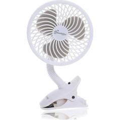Dreambaby Stroller Fan, Cage Stroller Fan for Babies, Adjustable Clip On Fan, Portable and Practical Cooling Solution for Strollers, Cribs, Table and Desk
