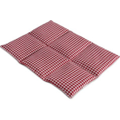 Giraffenland Grape Seed Cushion Large 40 x 30 cm 6 Chamber - Red/White - Heat and Cold - Cushion 30 x 40 - Grape Seed - Red/White