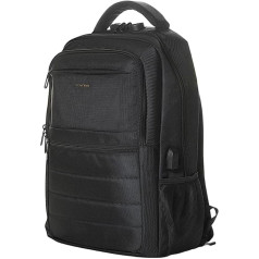 Vention krk 20l ūdensnecaurlaidīga klēpjdatora mugursoma ar usb pieslēgvietu un slēdzeni pret zādzību melna