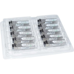 GLC-EX-SMD 1.25G 40KM 1000BASE SMF 1310nm Dual LC SFP Moduler Compatible (Pack of 2)