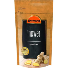 Ostmann Spices Ginger Ground 225 g, Fine Ginger Powder, Ground Ginger - Root, Healthy and Healing, for Sweet and Salty Foods