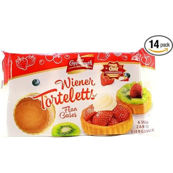 Copp enrath Viennese Torteletts, Pack of 14 (14 x 100 g)